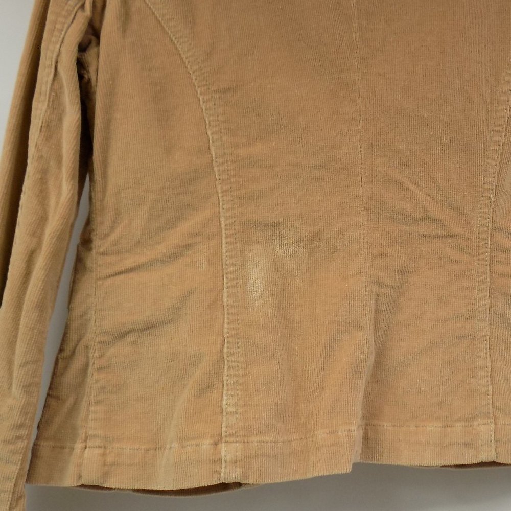 Plugg Tan Corduroy Button Front Blazer Jacket Size Small READ DESCRIPTION! - Picture 9 of 12